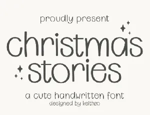 Christmas Stories Display font