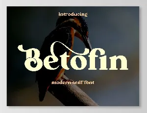 Betofin font