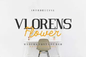 Vlorens Flowers Duo font