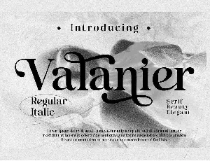 Valaneir font