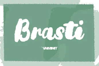 Brasti Script font