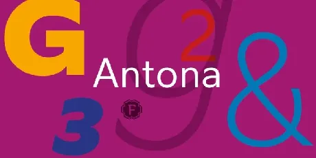 Antona font