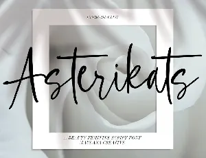 Asterikats font