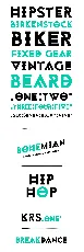 Monohipster font