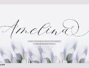 Amelina Script font