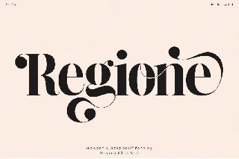 Regione font