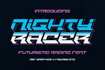 Nighty Racer font