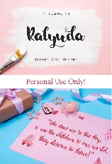 Ralynda font