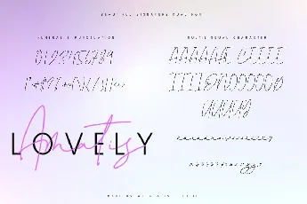 Lovely Amatis Signature font