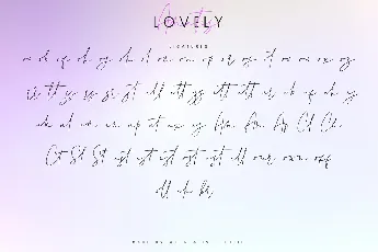 Lovely Amatis Signature font