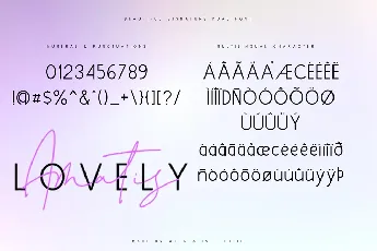 Lovely Amatis Signature font