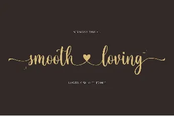 Smooth Loving font