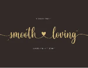 Smooth Loving font