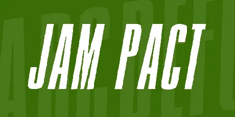 Jam Pact font