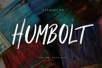 Humbolt font