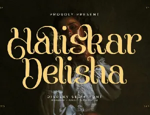 Haliskar Delisha font