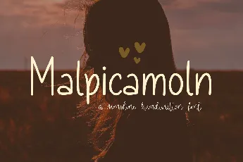 Malpicamoln font