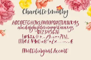 Charlotte Smoothy Script font