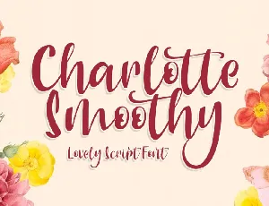 Charlotte Smoothy Script font