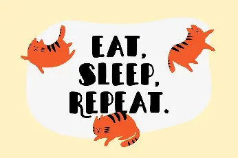 Sleepy Fat Cat Typeface font