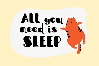 Sleepy Fat Cat Typeface font