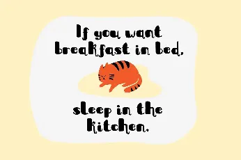 Sleepy Fat Cat Typeface font