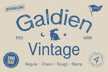 Galdien Vintage font