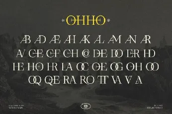 Ohho font