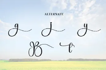 Brighant Calligraphy font