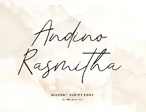 AndinoRasmitha font