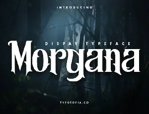 Morgana Display font