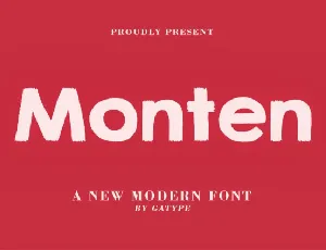 Monten font