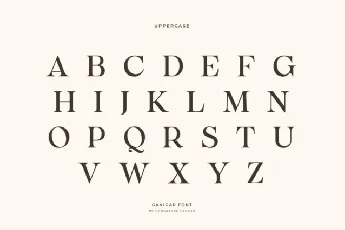 Ganigar font