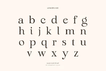 Ganigar font