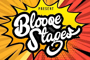 Blooqe Stages Bold Script font