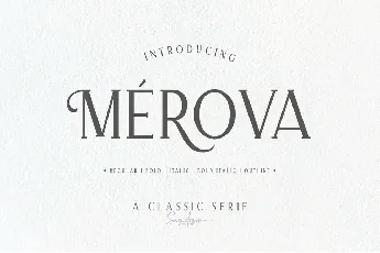 Merova font