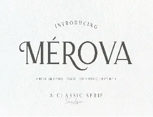 Merova font