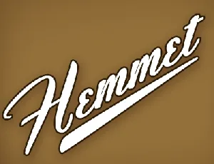 Hemmet Personal Use Only font