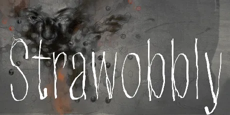 Strawobbly font