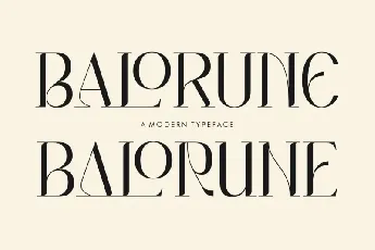 Balorune font