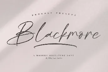 Blackmore font