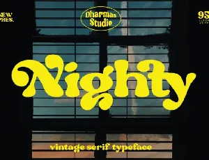 Nighty font