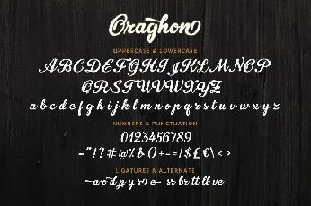 Oraghon font