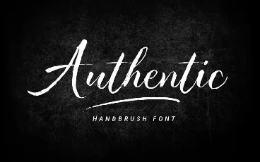 Authentic Brush font