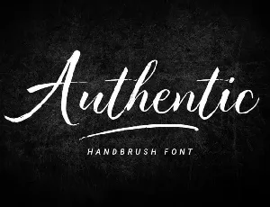 Authentic Brush font