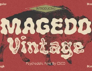 Magedo Vintage font