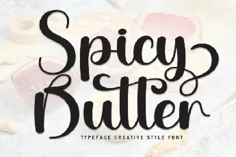 Spicy Butter Calligraphy font