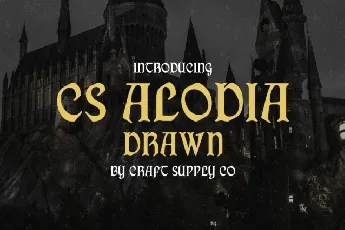 CS Alodia Drawn font