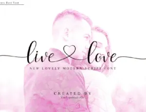 Live Love Calligraphy font