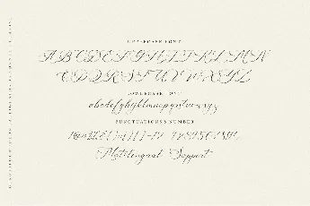 America Calligraphy font